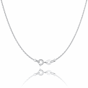 925 Sterling Silver Chain Necklace Chain for Women 1.1Mm Cable Chain Necklace Upgraded Spring-Ring Clasp - Thin & Sturdy - Italian Quality 16/18/20/22/24 Inch