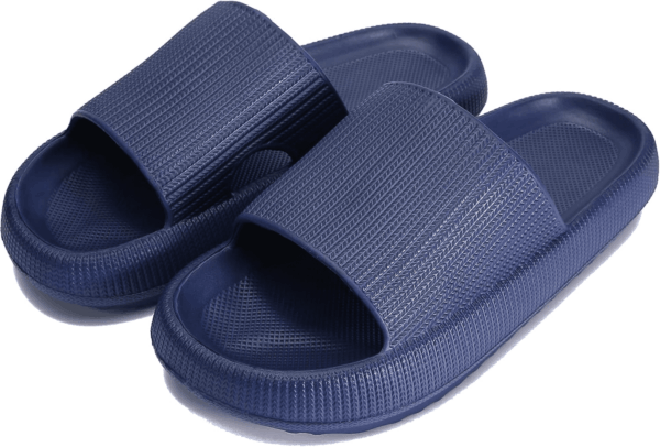 Cloud Slippers for Women and Men, Pillow House Slippers Shower Shoes Indoor Slides Bathroom Sandals, Ultimate Comfort, Lightweight, Thick Sole, Non-Slip, Easy to Clean