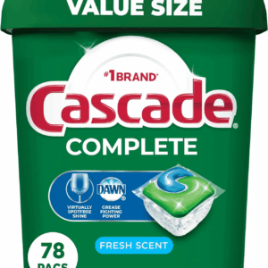 Complete Dishwasher Pods - Fresh Scent Actionpacs, Dishwasher Detergent, Dishwasher Soap, Detergent Pods, 78 Count