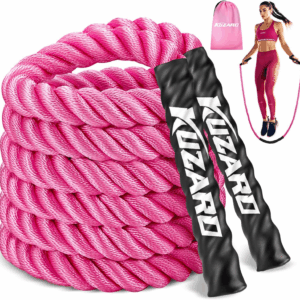 Jump Rope, Weighted Jump Rope for Women, Heavy Jump Ropes for Fitness, Adult Skipping Rope for Home Workout, Weight Loss, Shaping Body, Boxing, Strength Training, Total Body Exercise Equipment
