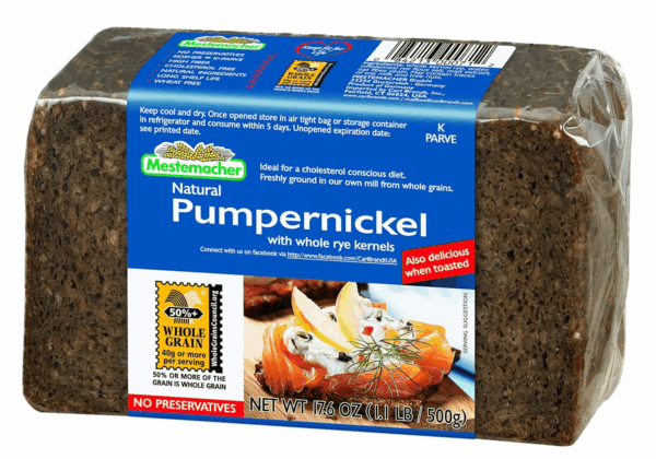 Bread, Pumpernickel, 17.6 Oz, Pack of 12