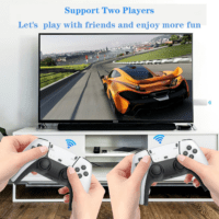 Wireless Retro Handheld Game Console, Built-In 20,000+ Plug-And-Play Retro Video Games, with 23 Classic Simulators, 4K HD HDMI Output and Dual 2.4G Wireless Controller for Easter Gift - Image 2