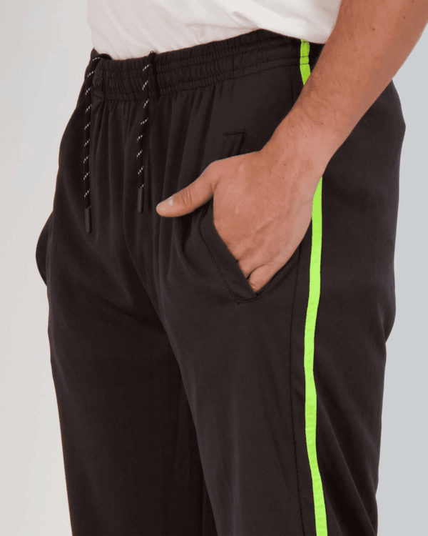 3 Pack: Men'S Mesh Athletic Gym Workout Lounge Open Bottom Sweatpants with Pockets (Available in Big & Tall) - Image 3