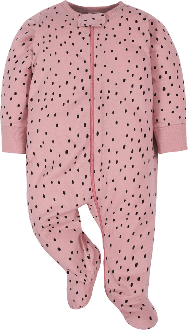 Baby Girls' 4 Pack Sleep 'N Play Footie - Image 4