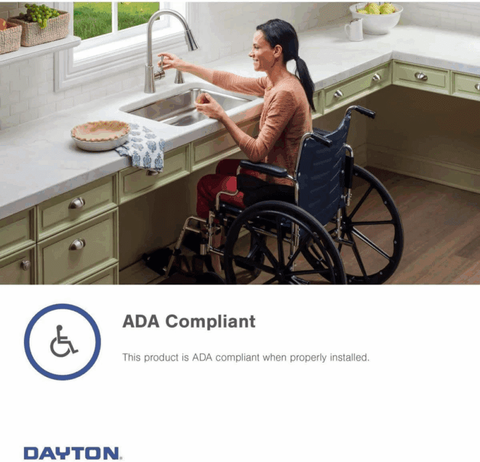 D233194 Dayton Equal Double Bowl Drop-In Stainless Steel Sink 33 X 19 X 6.5 - Image 6