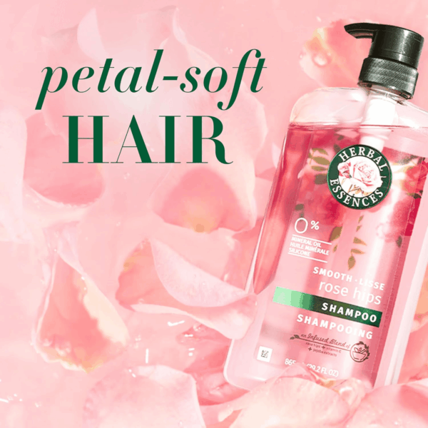 Shampoo & Conditioner Set, Smooth Collection, Paraben-Free, Color-Safe, with Rose Hips & Vitamin E, 29.2 Fl Oz Each, 2-Pack - Image 6