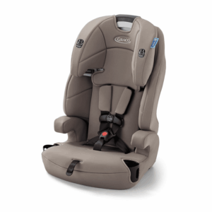 Tranzitions 3-In-1 Harness Booster Car Seat, Forward Facing Car Seat, Highback, to Backless Booster, Cinder