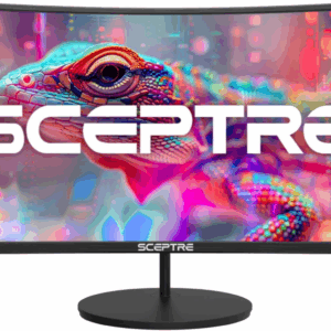 Curved 27" FHD 1080P 75Hz LED Monitor HDMI VGA Build-In Speakers, EDGE-LESS Metal Black 2019 (C275W-1920RN)
