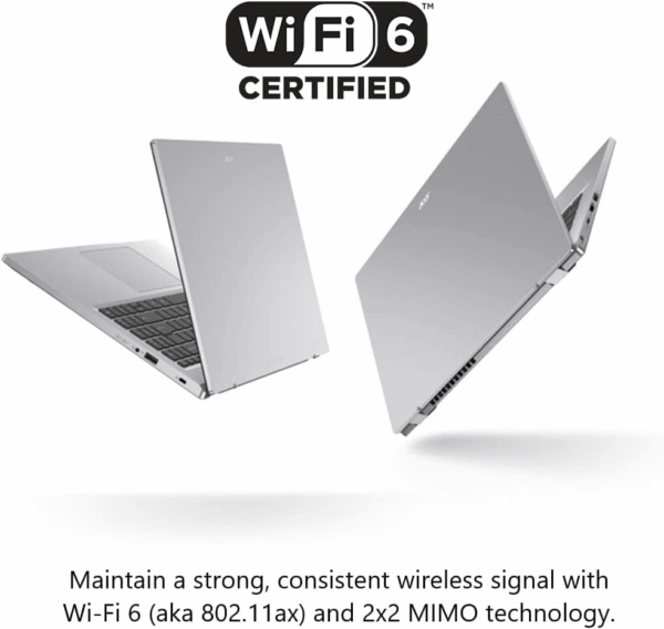 Aspire 3 A315-24P-R7VH Slim Laptop | 15.6" Full HD IPS Display | AMD Ryzen 3 7320U Quad-Core Processor | AMD Radeon Graphics | 8GB LPDDR5 | 128GB Nvme SSD | Wi-Fi 6 | Windows 11 Home in S Mode - Image 6
