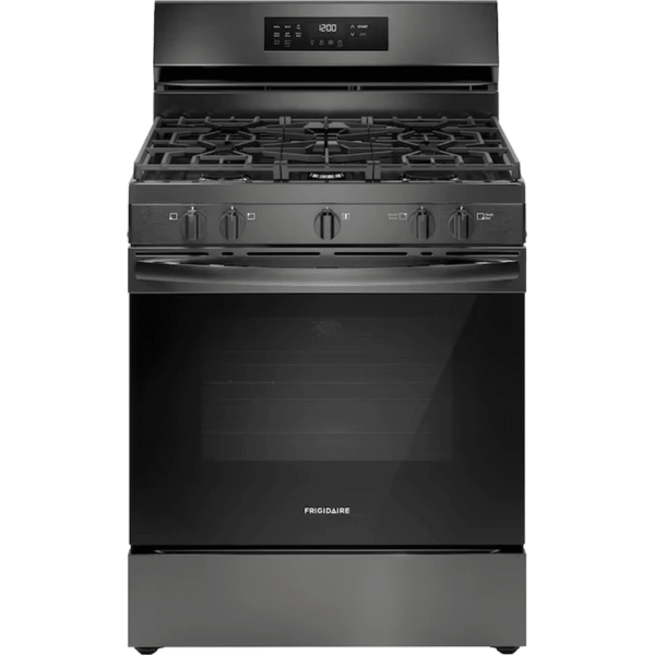 30-In 5 Burners 5.1-Cu Ft Air Fry Convection Oven Freestanding Natural Gas Range ( Stainless Steel ) - Image 14