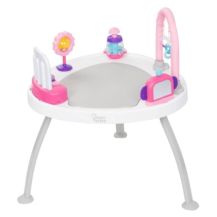 ® 3-In-1 Bounce N' Play Activity Center plus with STEM Learning Toys, Princess Pink - Image 2