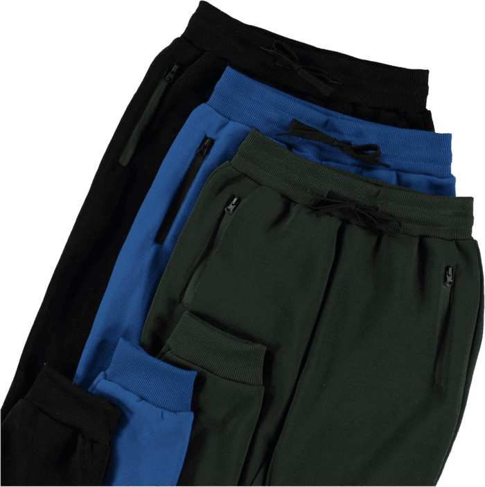 3Pk Boys Sweatpants Fleece Athletic Workout Kids Clothes Boys Joggers with Zipper Pocket and Drawstring Size 4-20 - Image 2