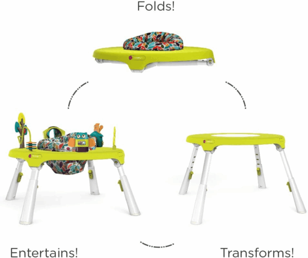 Portaplay Baby Activity Center: Development Focused Toys. Foldable, Portable, and Transforms to a Play Table, Unisex (Forest Friends) - Image 3