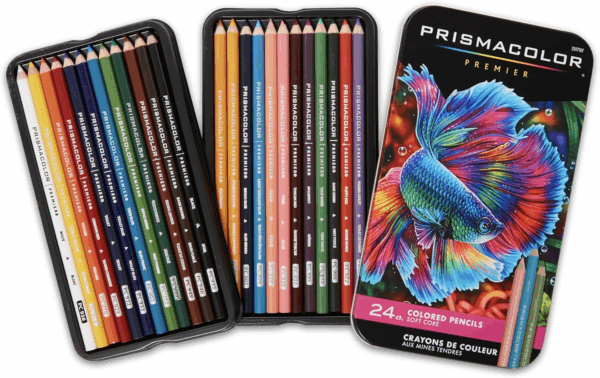 Premier Colored Pencils, Soft Core, 24 Pack