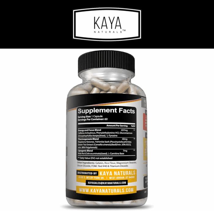 Supreme Fat Burner - Weight Loss Pills Women & Men - Appetite Suppressant Supplement - Powerful Thermogenic Diet Pills - Natural Energy Boost Oxy Burn 60 Count - Image 2