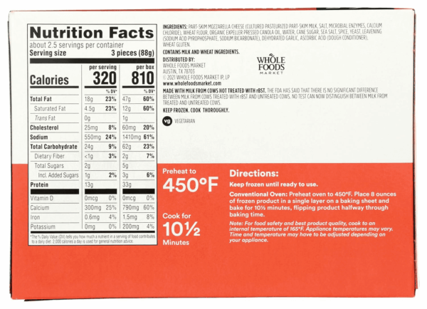 , Frozen, Mozzarella Sticks, 8 Ounce - Image 2