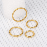 4Pcs 16G 18G 20G Surgical-Steel-Piercing-Ring-Nose-Rings-Hinged-Hoop-Earrings,6Mm 8Mm 10Mm 12Mm Seamless Stainless Steel Clicker Eyebrow Septum Piercing Hoop,Sliver Black Gold Rose Gold Rainbow Body Jewelry Set - Image 5