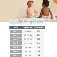 Clean Conscious Diapers for Sensitive Skin | Hypoallergenic, Fragrance Free | Girl Prints | Super Club Box, Size 4 (22-37 Lbs), 104 Count - Image 5