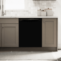 24" Built-In Stainless Steel Tub Dishwasher with Easyflex 3Rd Rack, Smartwash, Ultrawash Plus, Turbodry, and Morespace Adjustable Rack, Energy Star Certified, Black - Image 3
