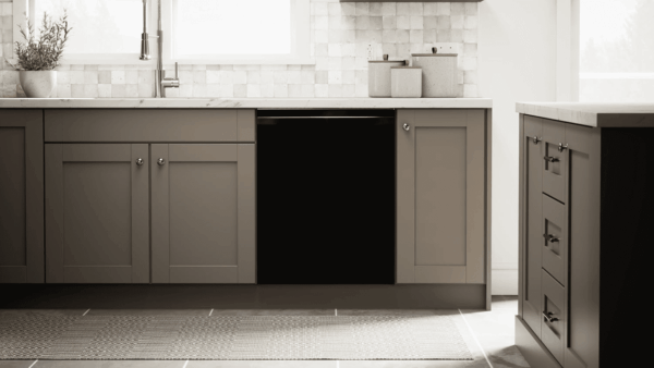 24" Built-In Stainless Steel Tub Dishwasher with Easyflex 3Rd Rack, Smartwash, Ultrawash Plus, Turbodry, and Morespace Adjustable Rack, Energy Star Certified, Black - Image 3