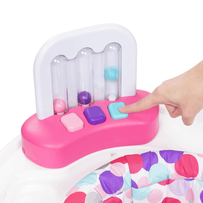 ® 3-In-1 Bounce N' Play Activity Center plus with STEM Learning Toys, Princess Pink - Image 6