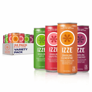Sparkling Juice Beverage Blend, Variety Pack, Blackberry, Clementine, Apple, Grapefruit, No Sugar Added, 8.4 FL OZ, 24 Cans