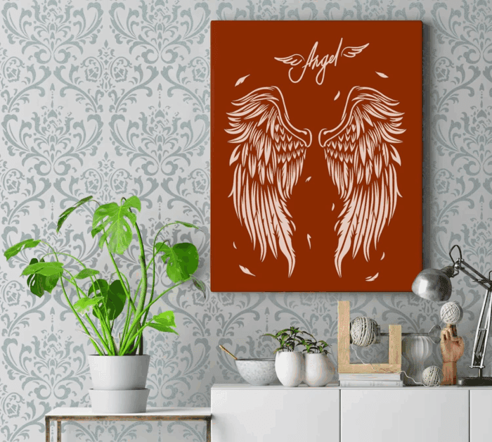 Damask Wall Stencil for Painting 16X24Inch Wall Stencil DIY Home Decor Stencils Paint Stencil for Walls Furniture Floors Fabric Crafts - Image 2
