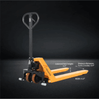 Manual Scissor Pallet Jack Truck High Lift Hand Truck 45" Lx21 W Fork Size 2200Lbs Capacity Suitable for Open Bottom Pallet - Image 2
