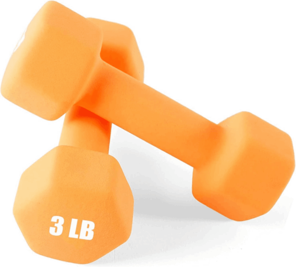Weights Dumbbells 10 Colors Options Compatible with Set of 2 Neoprene Dumbbells Set,1-15 LB, Anti-Slip, Anti-Roll, Hex Shape - Image 9
