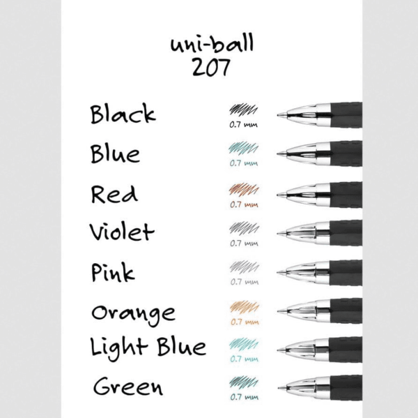 27 Retractable Gel Pens Medium Point, .7Mm, Black, 12 Pack - Image 7