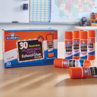 Disappearing Purple School Glue Sticks, Child-Friendly, Acid-Free and Washable - 7 Grams, Pack of 30 - Image 4
