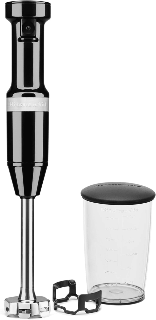 9-Speed Digital Hand Mixer with Turbo Beater II Accessories and Pro Whisk - Onyx Black & Variable Speed Corded Hand Blender KHBV53, Onyx Black - Image 6