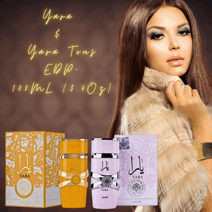 for Women 2 Piece Eau De Parfum Gift Set (Yara + Yara Tous) 3.4 Ounce/100 Ml Each - Image 2