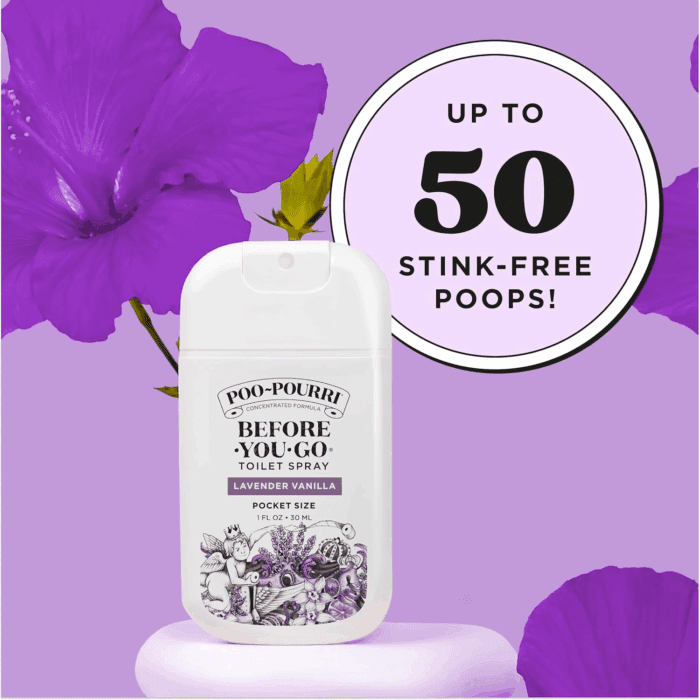 Before-You-Go Toilet Spray, Lavender Vanilla, 1 Fl Oz Pocket Travel Size - Lavender, Vanilla and Citrus - Image 8