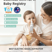 Nasal Aspirator for Baby, Electric Nose Aspirator for Toddler, Baby Nose Sucker, Automatic Nose Cleaner with 3 Silicone Tips, Adjustable Suction Level, Music and Light Soothing Function - Image 2