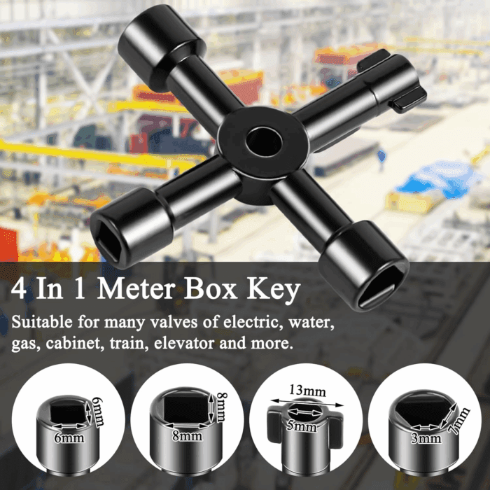 Angle Stop Wrench Kit, Plumbing Tools, Angle-On Plumber Wrench for Quick and Hassle-Free Angle Stop and Supply Nut Installations - Image 4