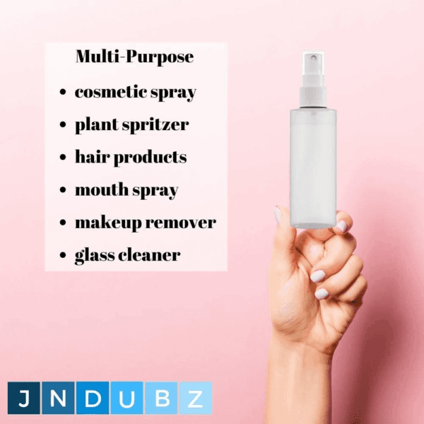 【Made in Usa】Plastic Spray Bottle Fine Mist 4 Oz (120Ml) – Refillable, Reusable, Portable Sprayer, Travel Size, Leak Proof for Household Use, Essential Oil, Cleaning Solution and Perfume (4 Pack) - Image 3