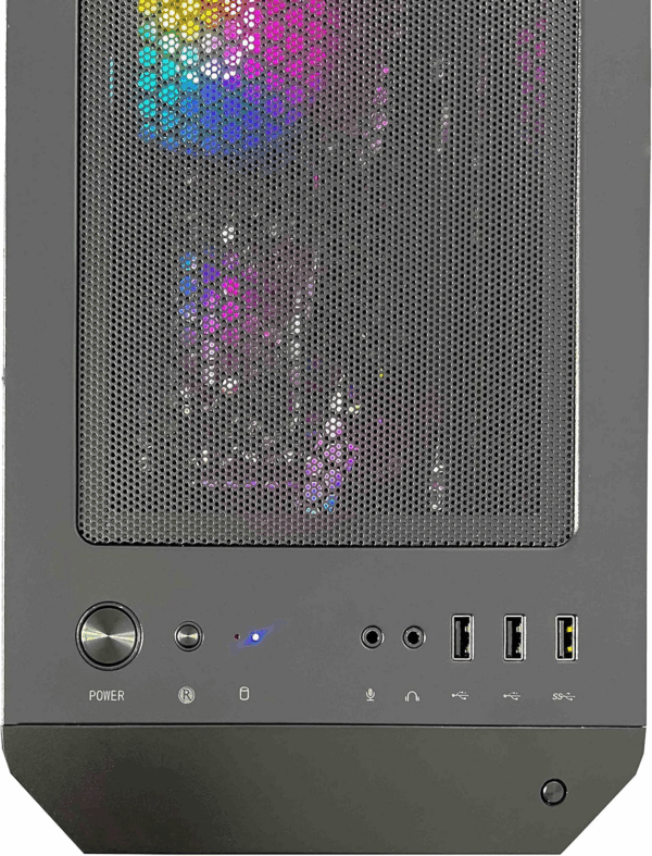 Raptor Desktop (AMD Ryzen 7 5700G 4.6Ghz NVIDIA, 16GB 2 * 8 GB DDR4 3600, 512Gb M2 NVME SSD, RGB Fans, W11, Wifi Ready, Mouse and Keyboard) - Image 4