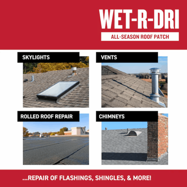 Wet-R-Dri 10-Oz Cement Roof Sealant - Image 4