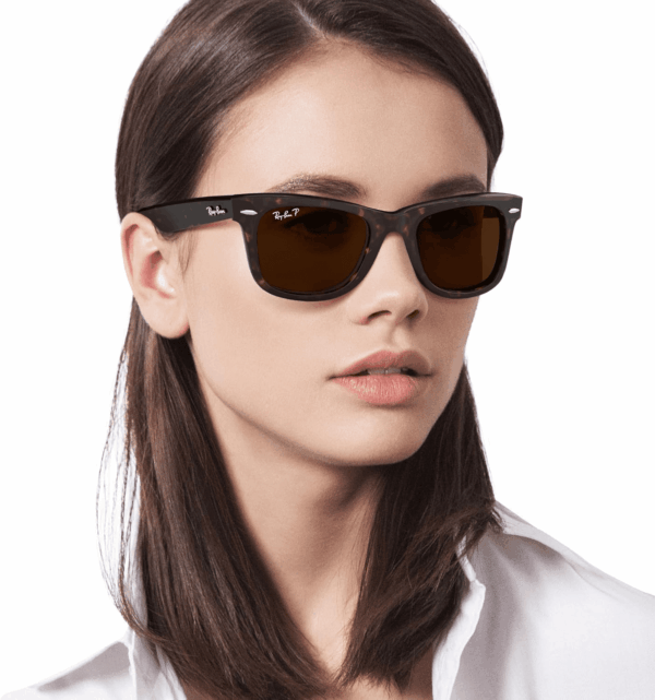 RB2140 Original Wayfarer Polarized Square Sunglasses - Image 5