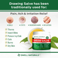 Drawing Salve Ointment 1Oz, Ingrown Hair, Boil, Splinter Remover, Bug Spider Bites, Bee Sting, Mosquito Bite Itch, Poison Ivy - Image 2