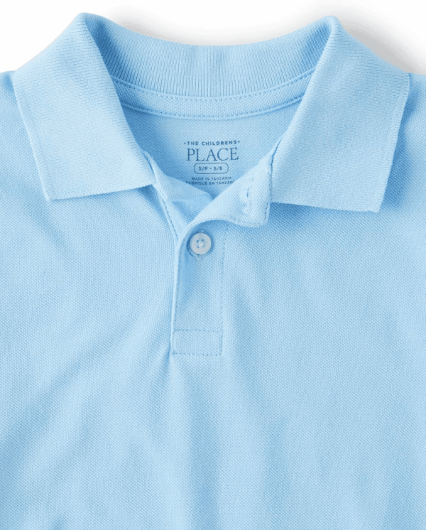 Boys' Uniform Short Sleeve Pique Polo - Image 2