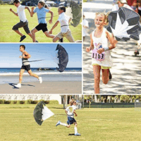 Bfsmile Running Speed Training 56" Parachute with Adjustable Strap, Free Carry Bag. Speed Chute Resistance Running Parachute for Kids Youth and Adults - Image 6