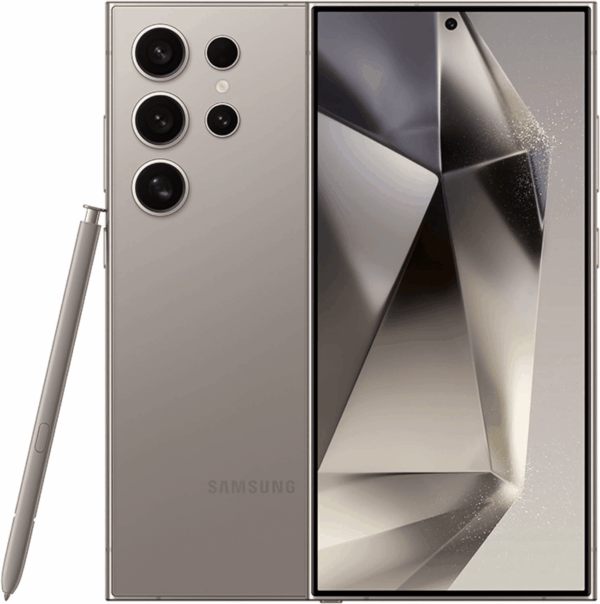 Galaxy S24 Ultra Cell Phone, 256GB AI Smartphone, Unlocked Android, 200MP, 100X Zoom Cameras, Fast Processor, Long Battery Life, Edge-To-Edge Display, S Pen, US Version, 2024, Titanium Gray