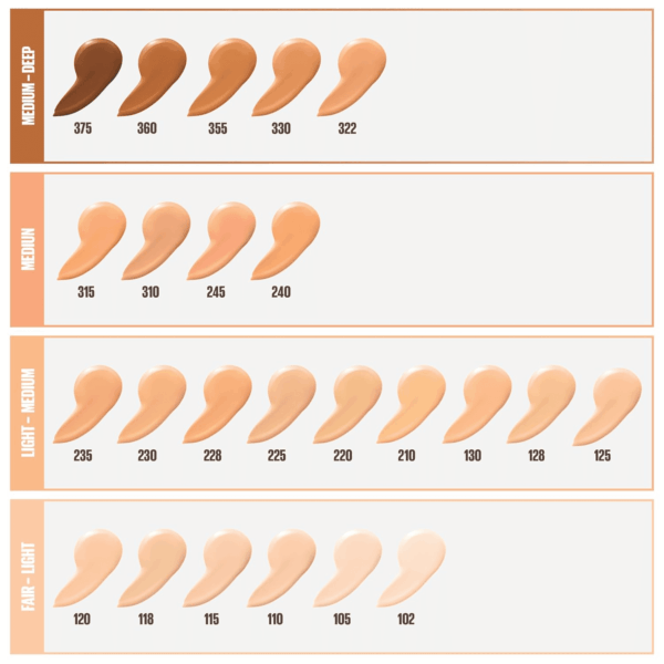 Fit Me Dewy + Smooth Liquid Foundation Makeup, Fair Porcelain, 1 Count (Packaging May Vary) - Image 6