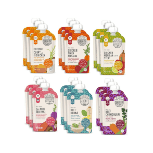 7+ Months World Explorers Baby Food Pouches - Puree W/ Ethically Sourced Meats & Organic Veggies - 3.5 Oz Bpa-Free - Variety Pack (18 Pouches) - Baby Food Meat