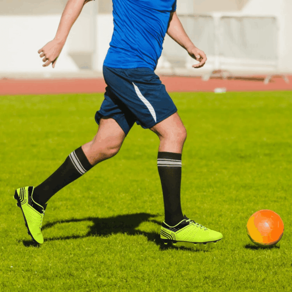 Mens Sport Flexible Athletic Lace up Light Weight Outdoor Cleats Football Soccer Shoes - Image 6