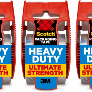 Heavy Duty Shipping Packaging Tape, 2 X 800 - Clear (3 Tapes) (1, Clear)