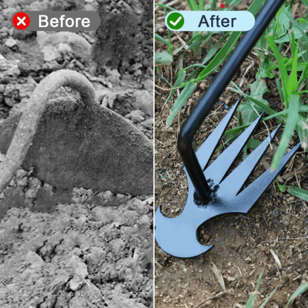 Weeding Artifact Weeding Tool, 2025 New Weeding Weed Puller Tool with Long Handle, Manual Weed Remover Tool for Lawn and Garden (Black 30CM) - Image 2