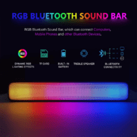Gaming PC Desktop Computer, Intel Core I7 up to 3.9 Ghz, Radeon RX 580 8G, 16G RAM, 512G SSD, Wifi, Bluetooth 5.0, RGB Fan X6, RGB BT Sound Bar, Windows 10 Home - Image 6